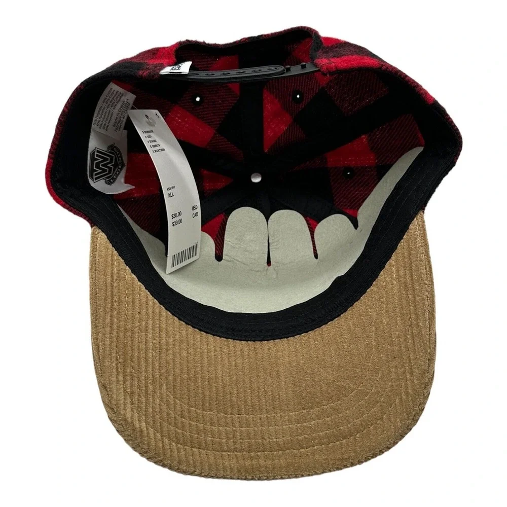 Cactus Jack ECW Plaid Snapback Hat Adult One Size NWT Mick Foley‎ Mankind WWE